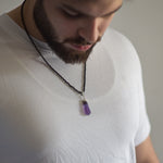 Load image into Gallery viewer, Sassy Raw Amethyst Pendant
