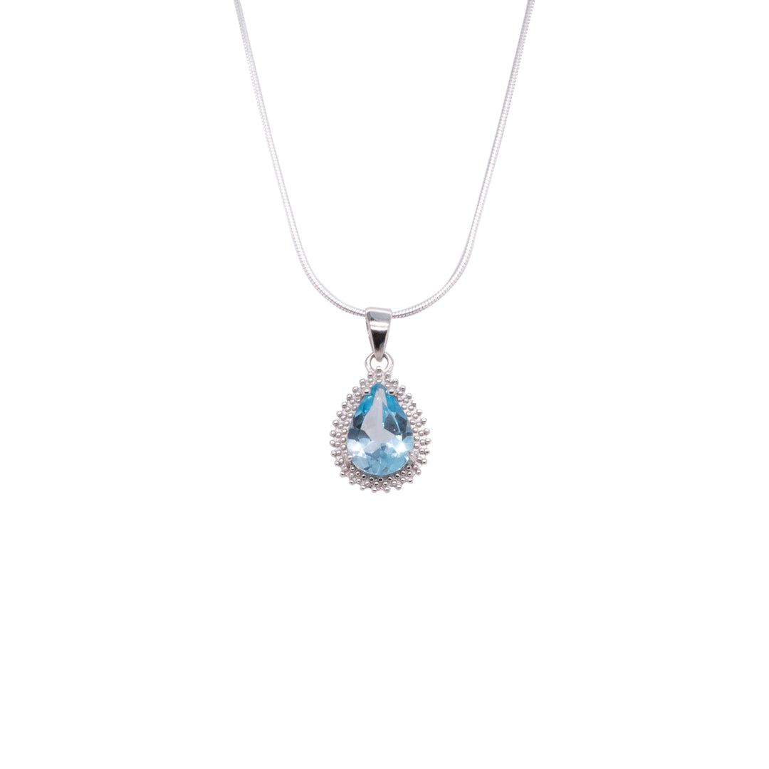 Divine Blue Topaz Pendant