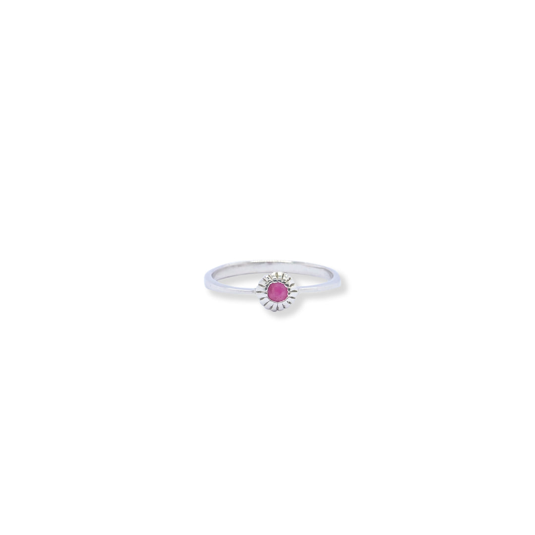 Solitaire Ruby Ring for Women