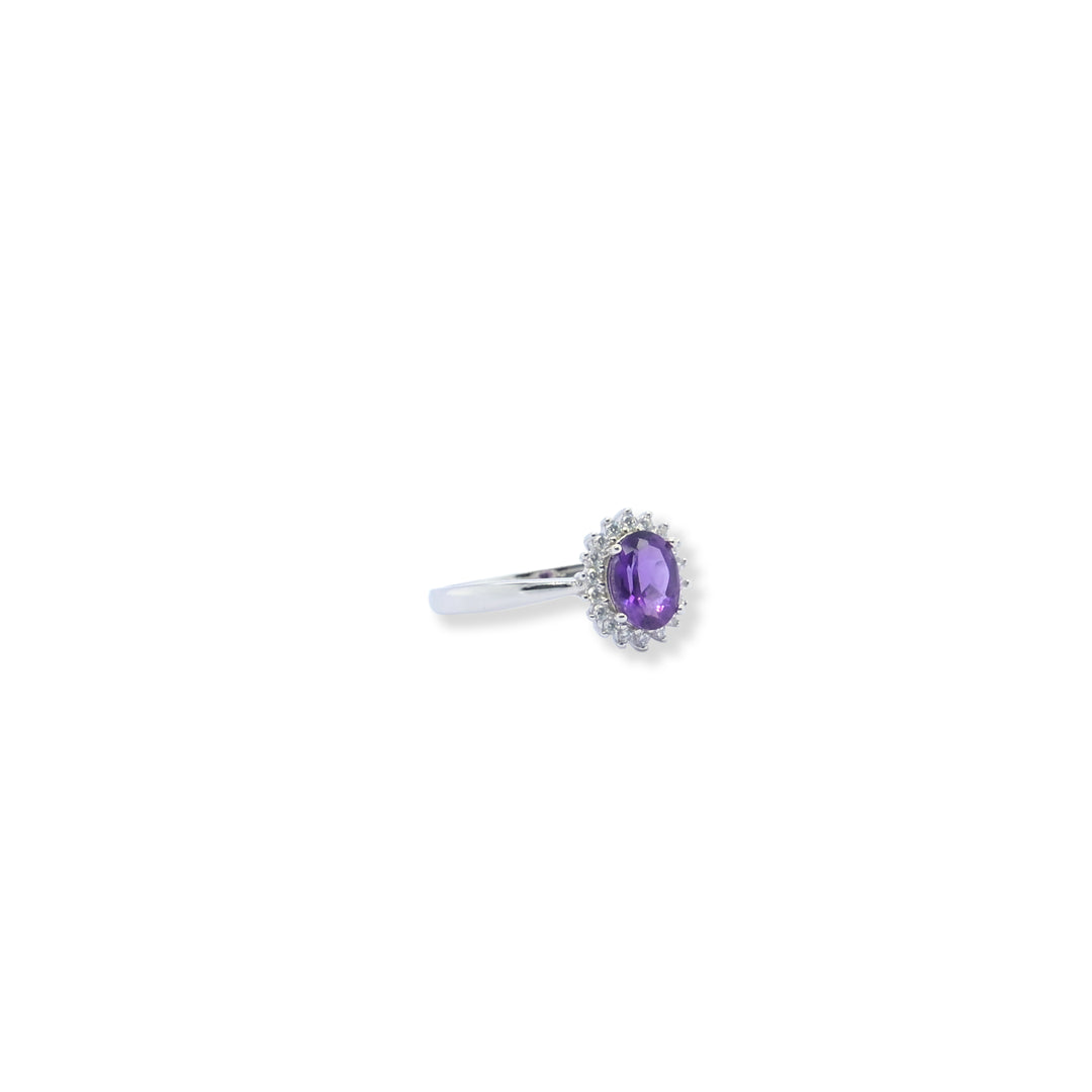 Comely Amethyst Halo