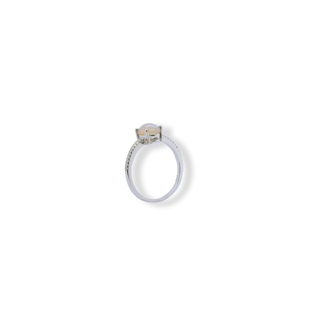 Exquisite Oval Ethiopian Opal Ring For Women - Elegance in Every Glint