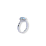 Load image into Gallery viewer, Cultured Blue Topaz Plush Ring
