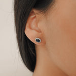 Load image into Gallery viewer, Seductive Abundance Sapphire Studs
