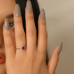 Load image into Gallery viewer, Plush Ruby Zircon Ring
