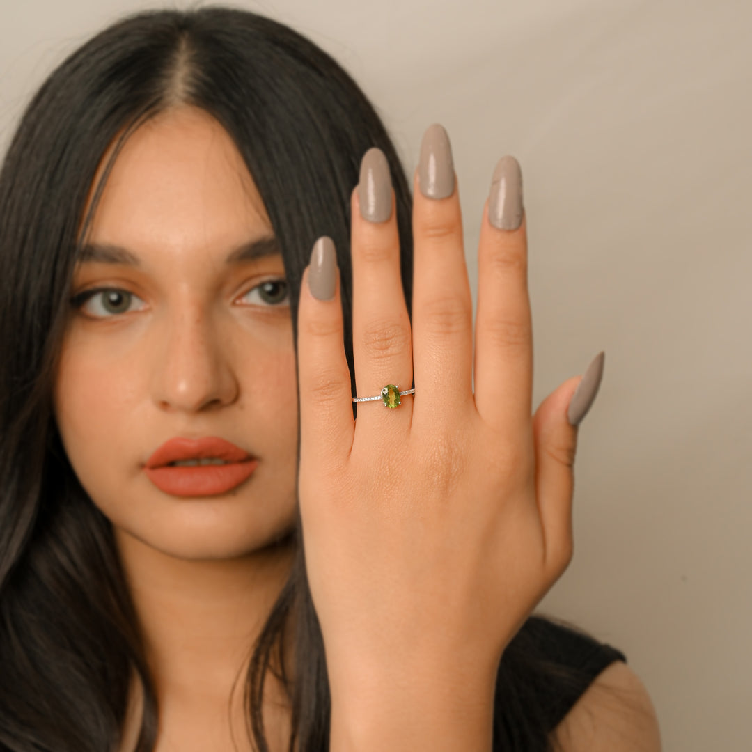 Alluring Peridot Ring