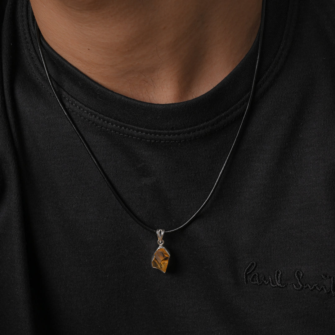 Suave Citrine Luxury Pendant