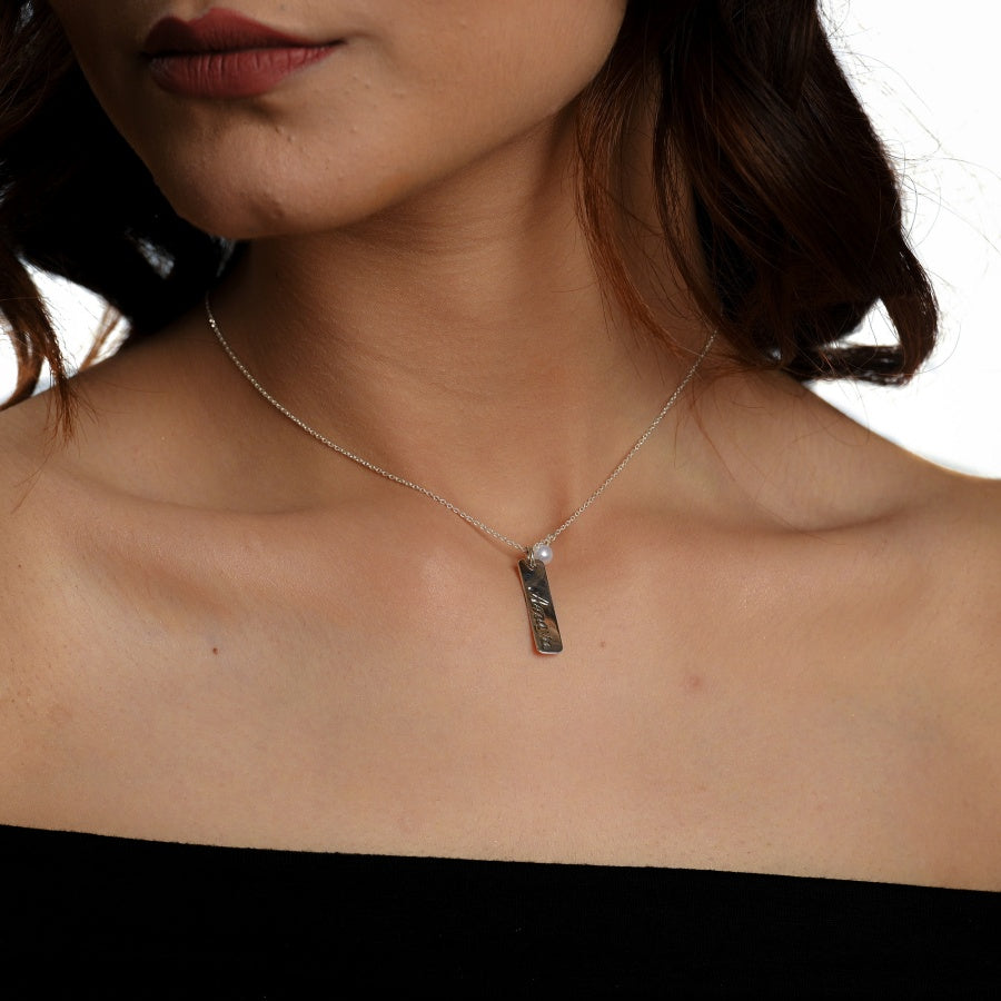 Vertical Bar Necklace 