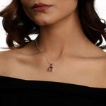 Load image into Gallery viewer, Sideways Ametrine Pendant Necklace
