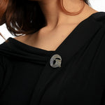 Load image into Gallery viewer, Swirl Pave Brooch for Women
