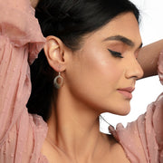 Hammered Silver earring Dangles