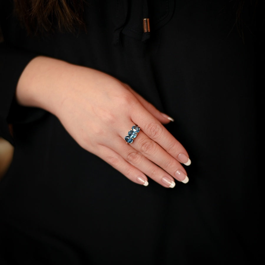 London Blue Topaz Ring