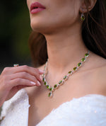 Load image into Gallery viewer, Peridot Statement Necklace
