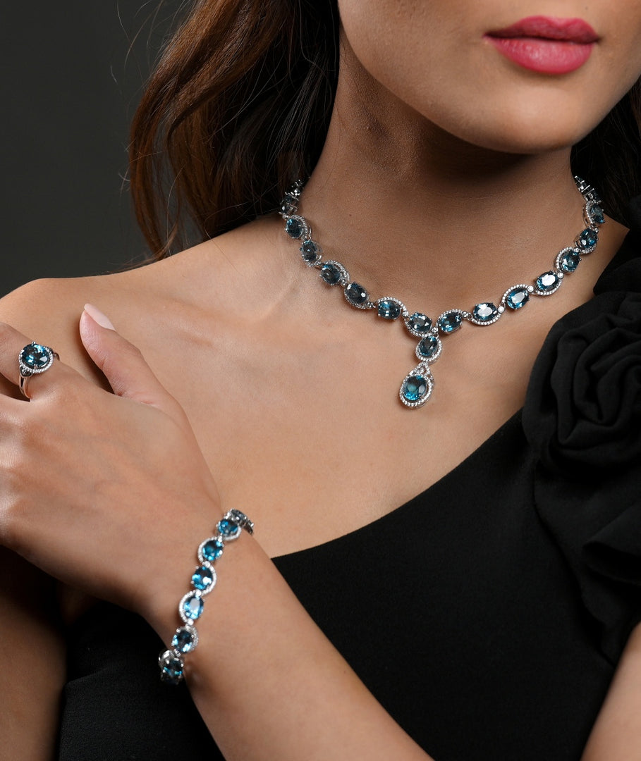 Blue London Blue Topaz Set for Women