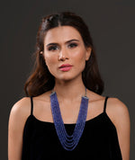 Load image into Gallery viewer, Tanzanite Beads Necklace 
