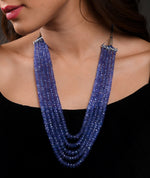 Load image into Gallery viewer, Dazzling Tanzanite Beads Necklace by Ravia
