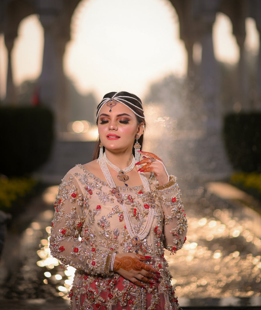 Noor e Mughal e Azam | Bridal Set Earrings