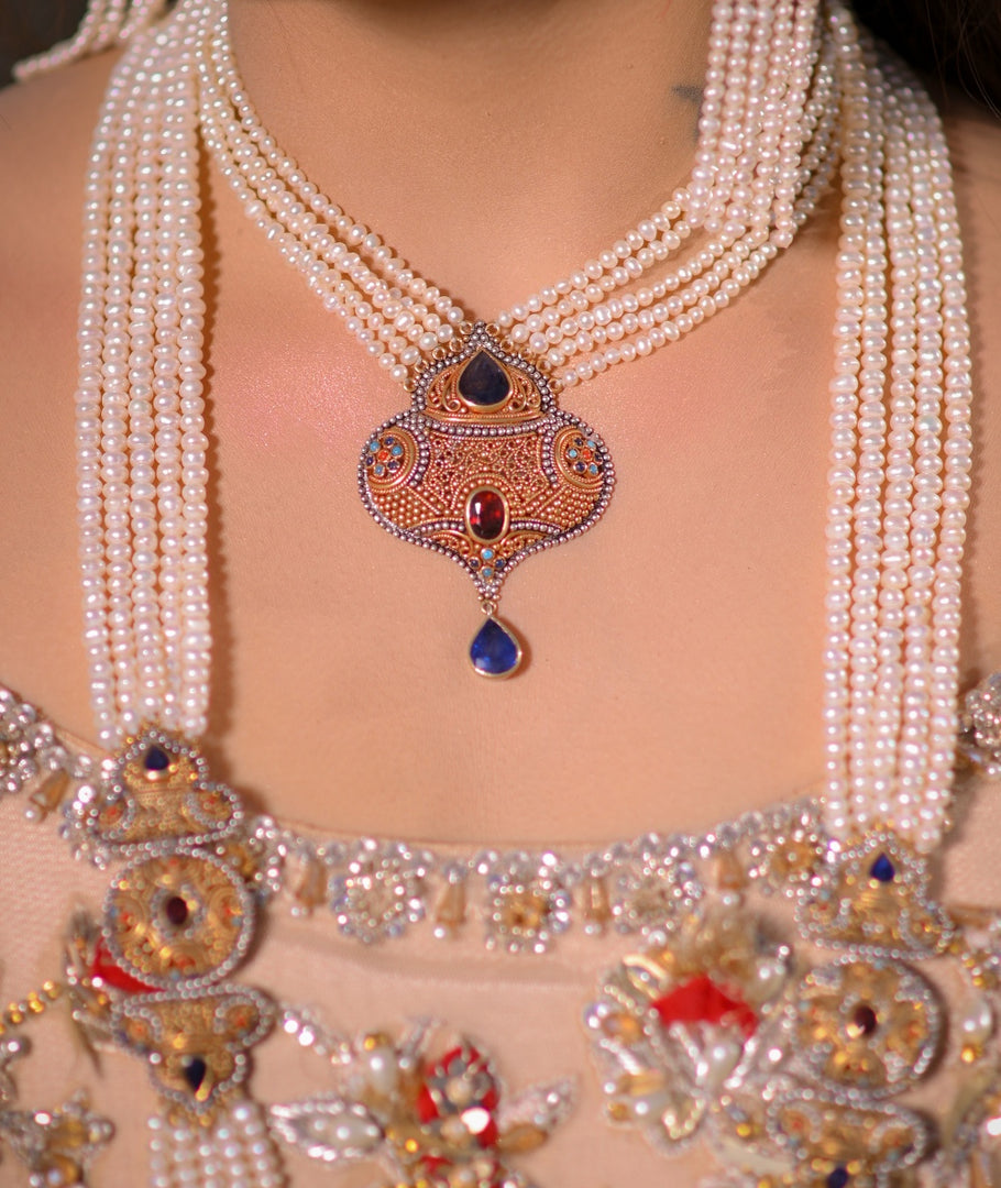 Noor e Mughal e Azam | Bridal Set Necklace 