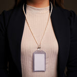 Load image into Gallery viewer, Pearl Lanyard for ID Cards by Ravia
