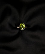 Load image into Gallery viewer, Sugar Rush Subtle Peridot Statement Ring
