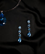 Load image into Gallery viewer, Women&#39;s Dare to Dazzle Swiss Blue Topaz Earrings
