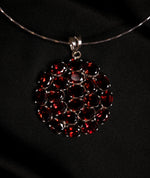 Load image into Gallery viewer, Dutch’s of Heart Garnet Pendant
