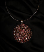 Load image into Gallery viewer, Victorian Rich Raspberry Violet Red Tourmaline Women&#39;s Pendant
