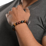 Load image into Gallery viewer, Tiger Eye Beaded Bracelet 
