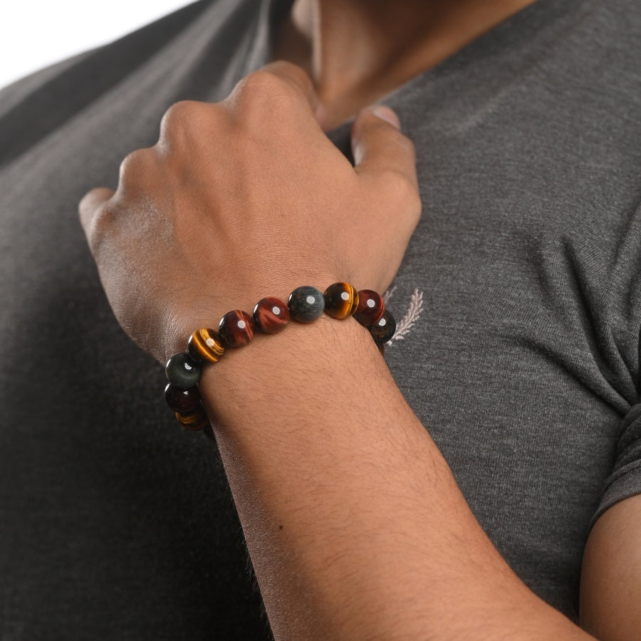 Tiger Eye Beaded Bracelet 