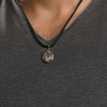 Load image into Gallery viewer, Quartz Art- Deco Pendant for Men
