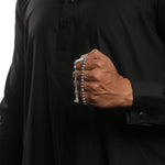 Load image into Gallery viewer, Men&#39;s Cufflinks and Silver Tasbih Gift Set
