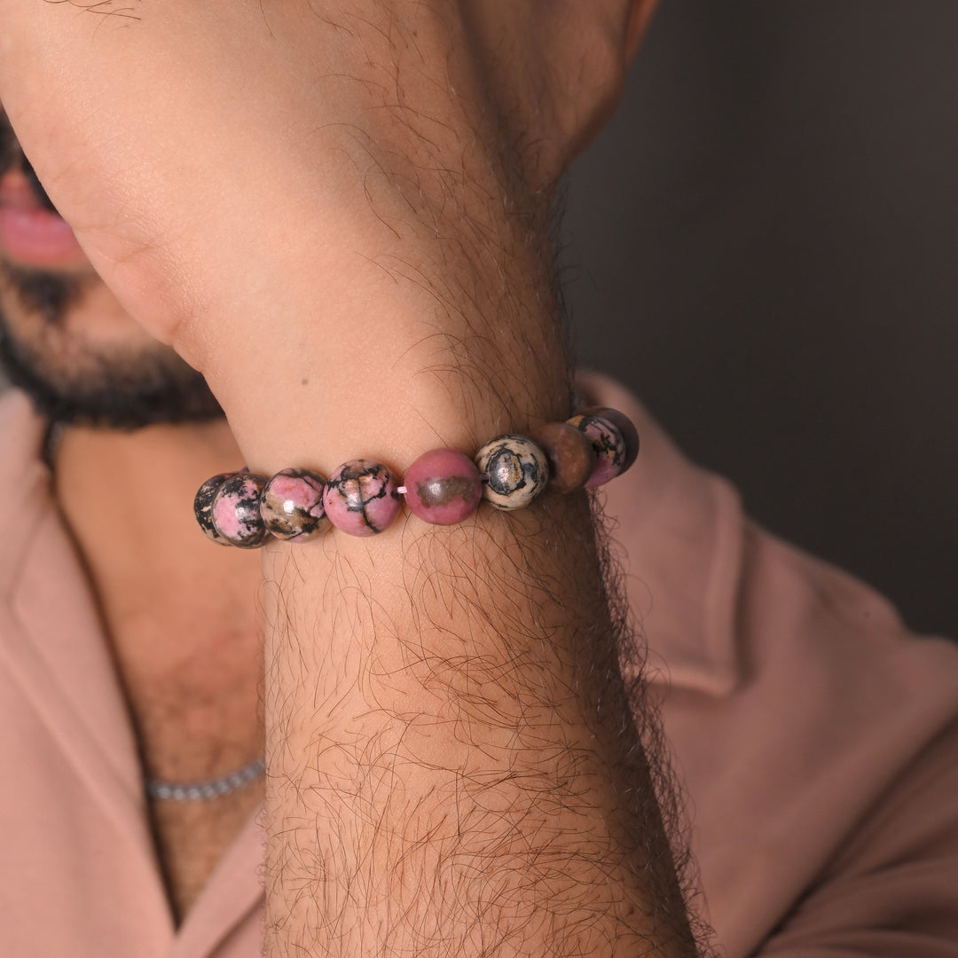 Exquisite Rhodonite Bracelet