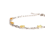 Opal Infinity Link Bracelet