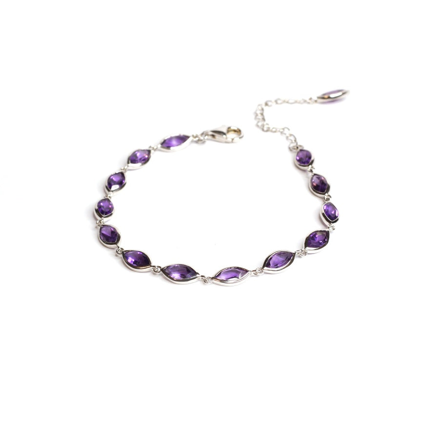 Sensuous Amethyst Women's Bracelet