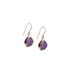 Load image into Gallery viewer, Raw Amethyst Earrings for Women
