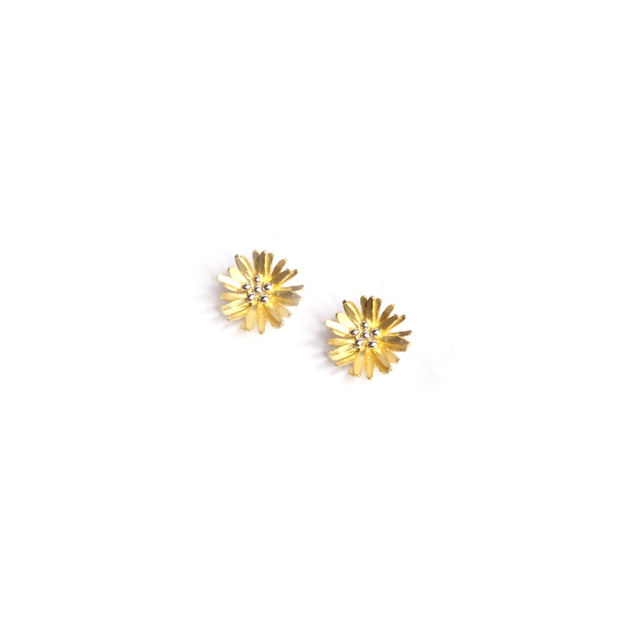 Women's Sunflower Stud Earrings