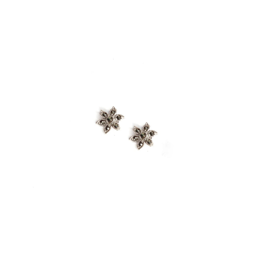 Marcasite Flower Stud for Women