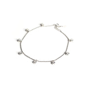 Cubic Zirconia Fashion Anklet