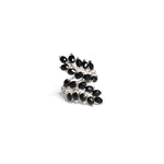 Load image into Gallery viewer, Black Onyx, &#39;Radiant Leaves&#39; Ring for Women
