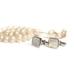 Load image into Gallery viewer, Pearl Tasbih and Mother of Pearl Cufflinks Set for Men
