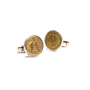 Vintage Pakistani Coin and Flag Cufflinks