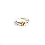 Load image into Gallery viewer, Men&#39;s Eternity Citrine Band Ring
