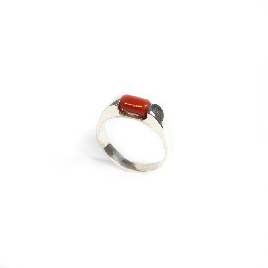 Vintage Coral Men's Ring