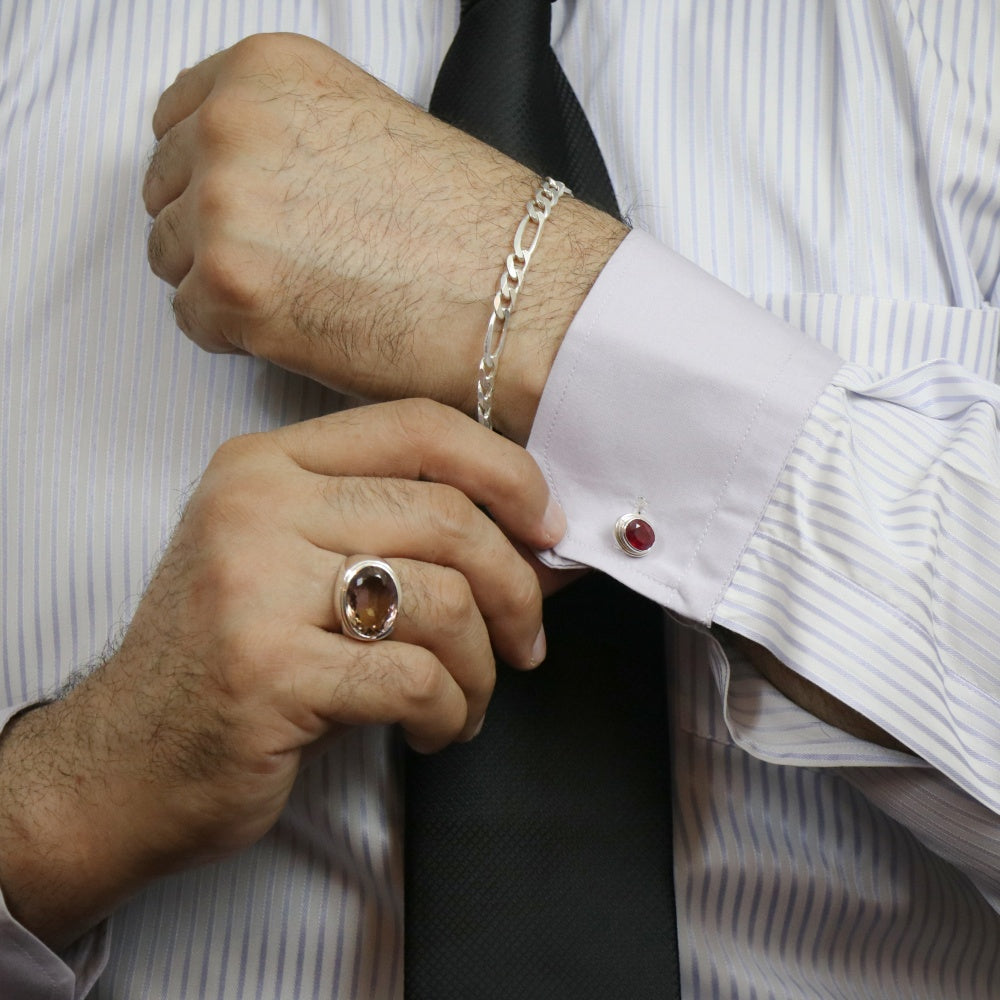 Touch Ruby Cufflinks 