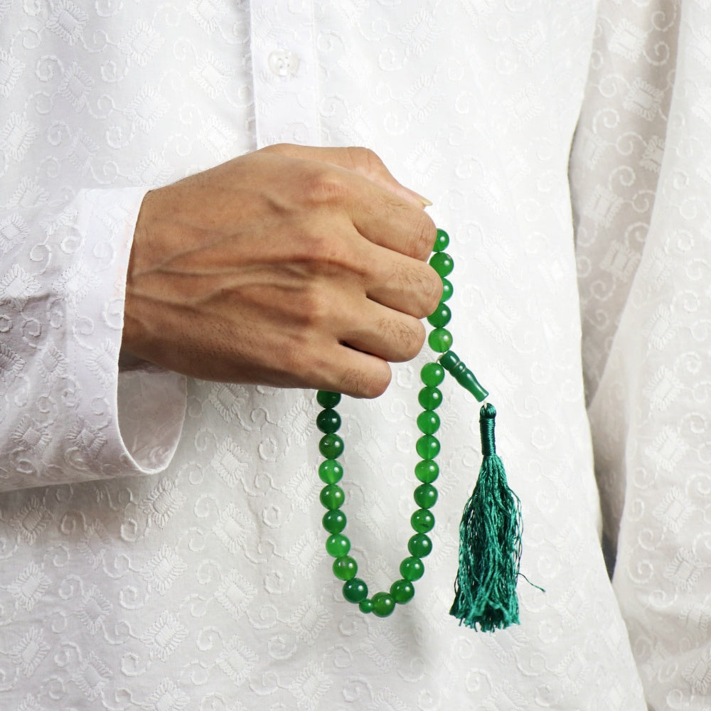 Green Agate Praying Beads