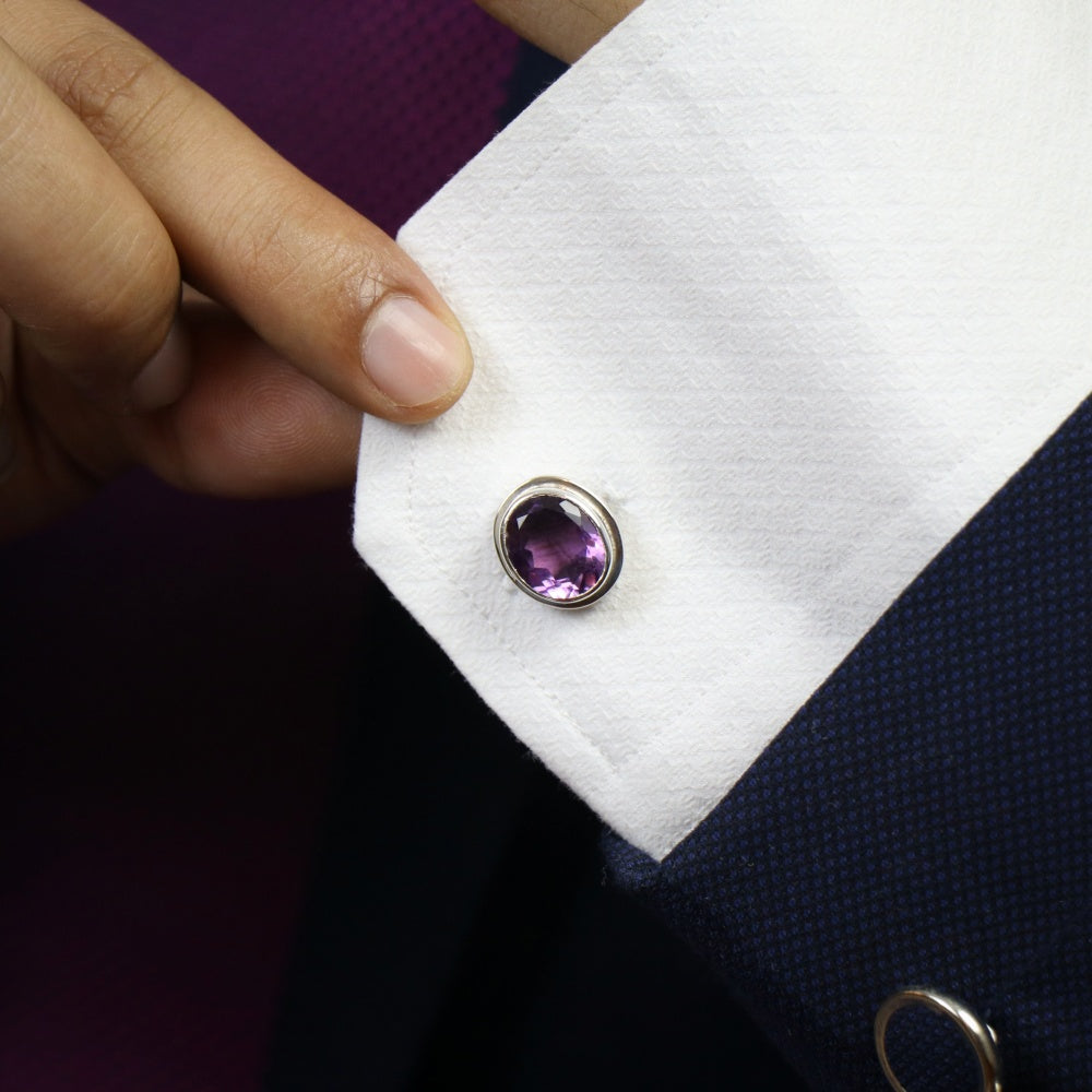 Amethyst Cufflinks