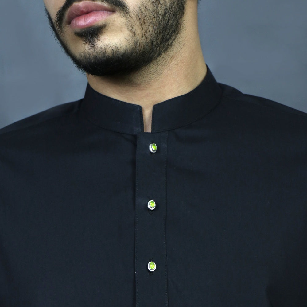 Peridot Button for Men by Ravia