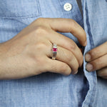 Load image into Gallery viewer, Ruby Ring for Men
