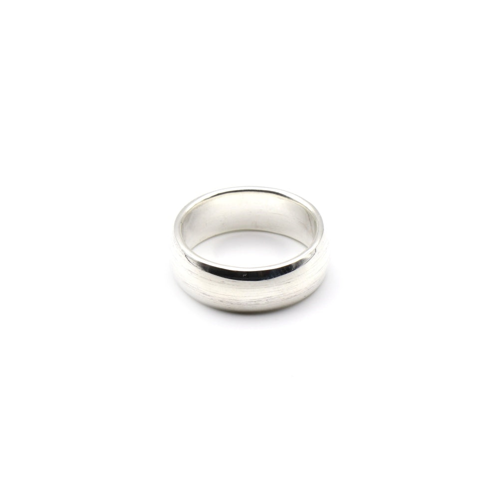 Silver Tungsten Ring