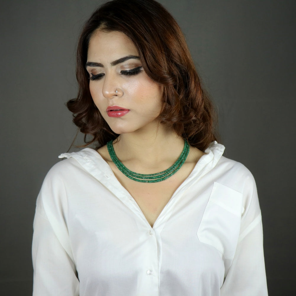 Women's  Emerald Necklace