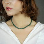 Load image into Gallery viewer, Malachite Bead Necklace for Women
